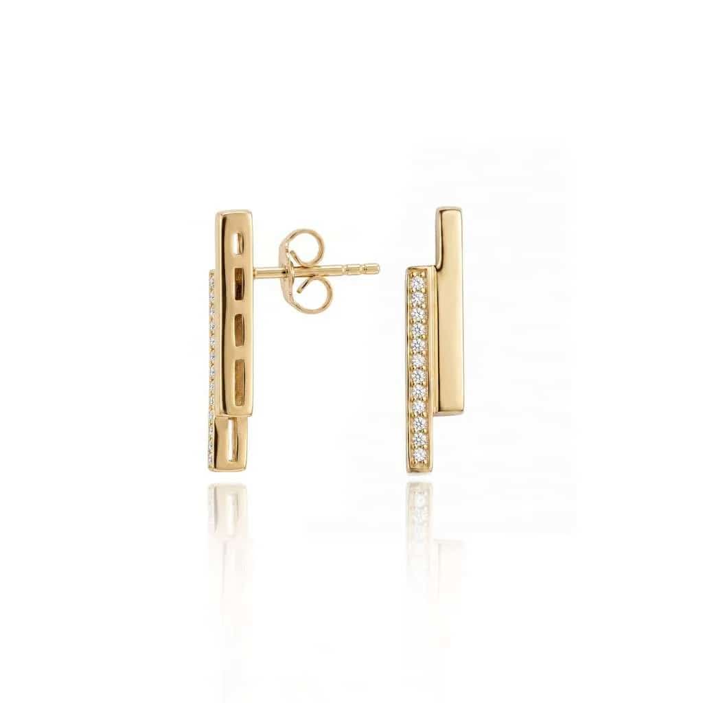 Серебряные серьги SE868YG