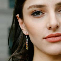 Серебряные серьги SE399