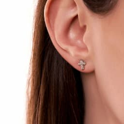 Серебряные серьги SE493