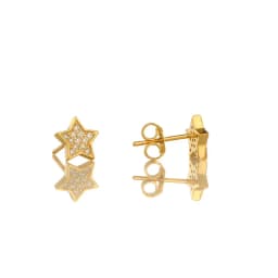 Серебряные серьги SE553YG