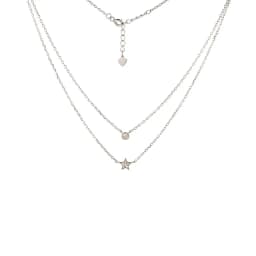 Серебряное колье SN178
