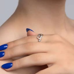 Серебряное кольцо SR150