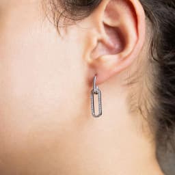 Серебряные серьги SE730