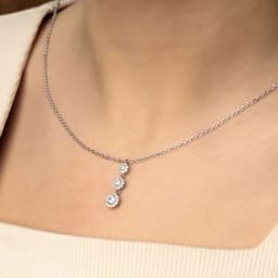 Серебряное колье SN216