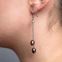 Silver Earrings SE801BK