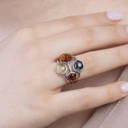 Серебряное кольцо SR178