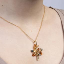 Серебряное колье SN-SP477GP