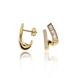 Серебряные серьги SE869YG