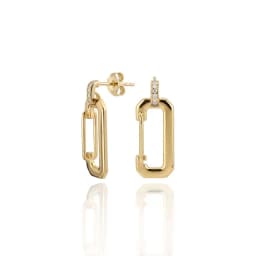 Silver Earrings SE872YG
