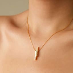 Серебряное колье SN284YG