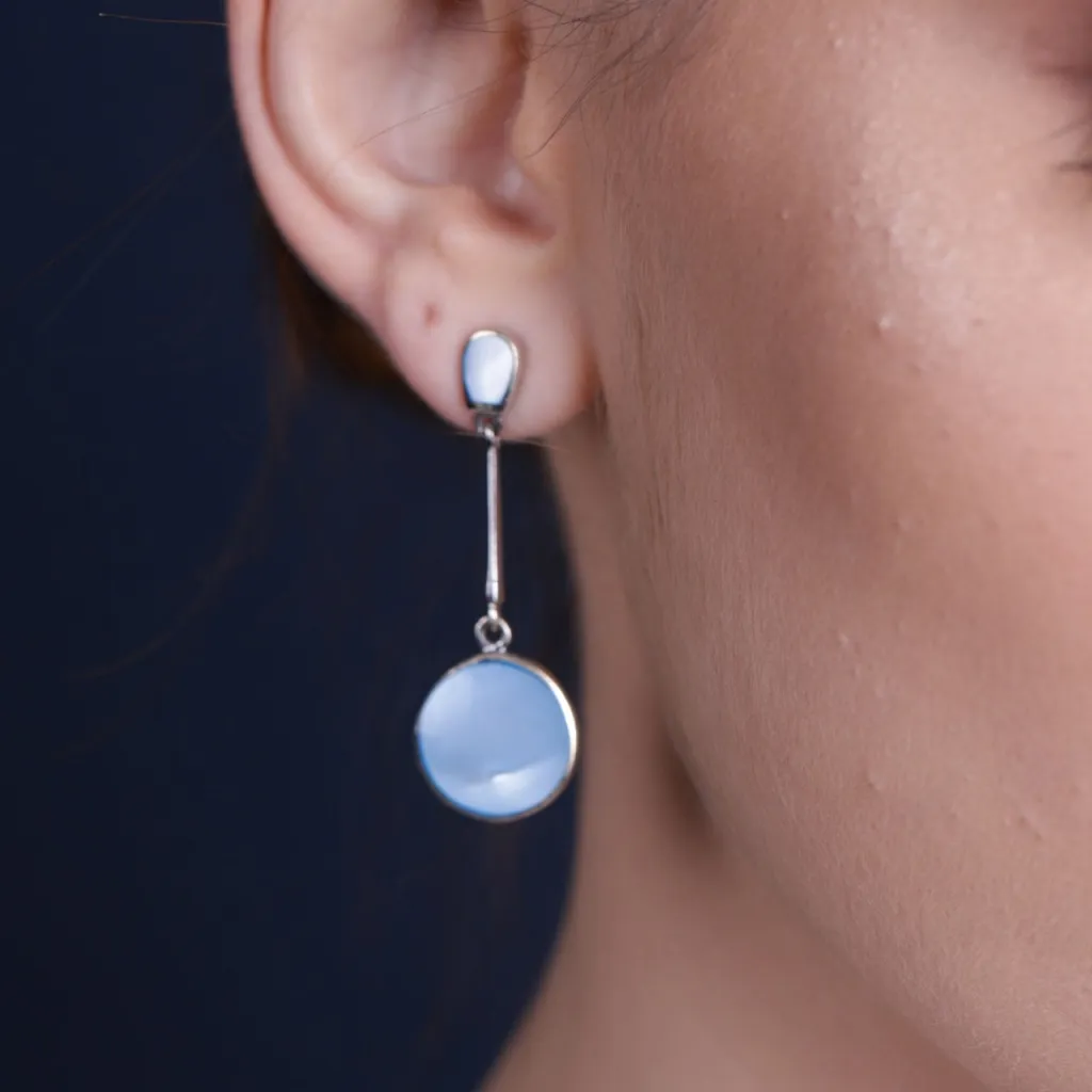 Silver Earrings SE102B
