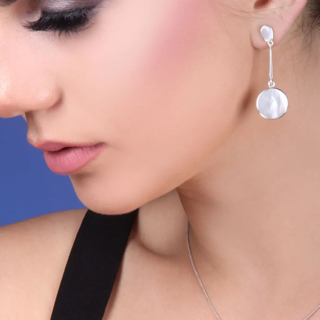 Silver Earrings SE102W