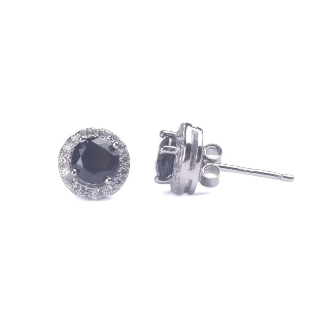 Серебряные серьги SE214RD5BK
