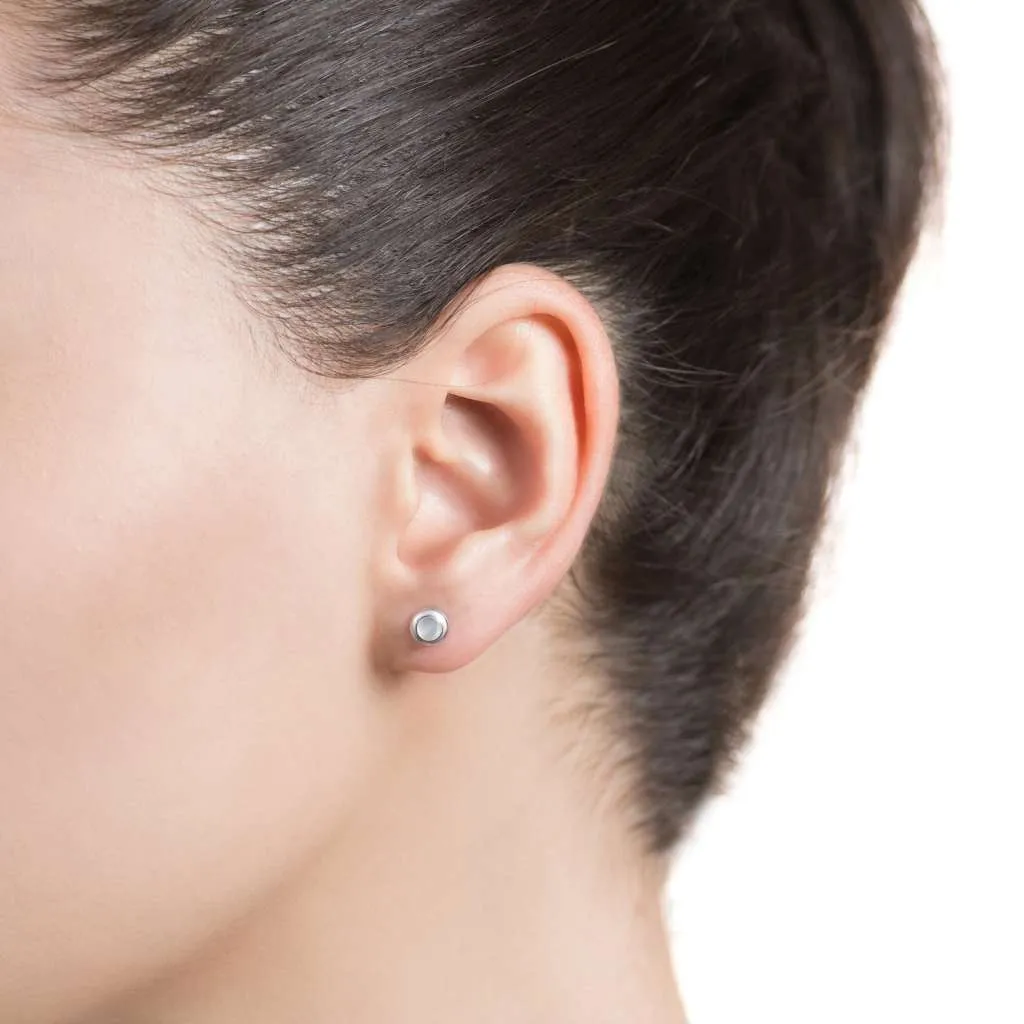 Серебряные серьги SE252W