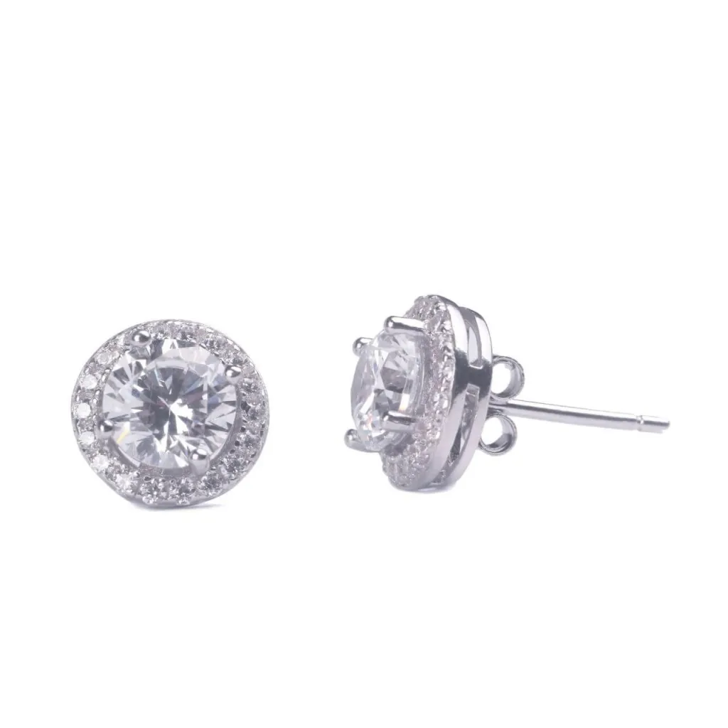 Серебряные серьги SE214RD6W