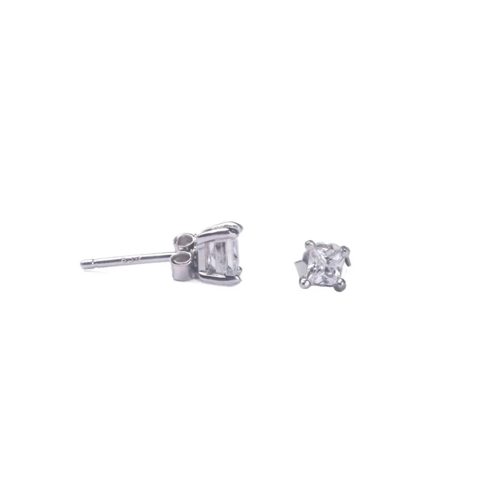 Silver Earrings SE215SQ3W