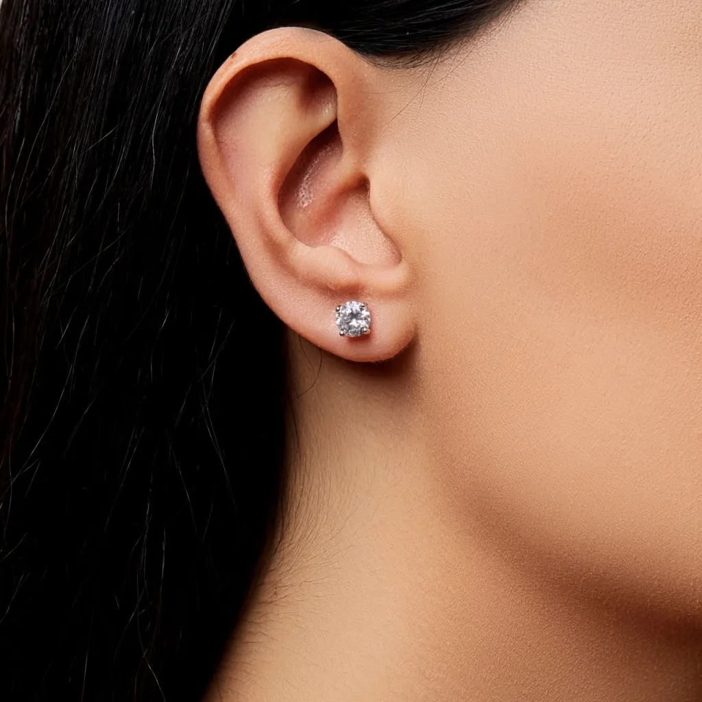 Серебряные серьги SE215PR6W