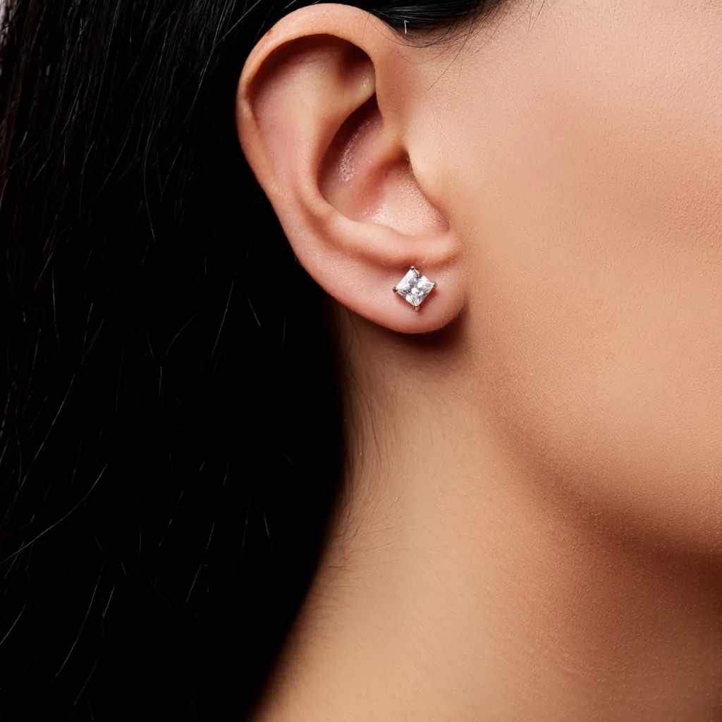 Silver Earrings SE215SQ5W