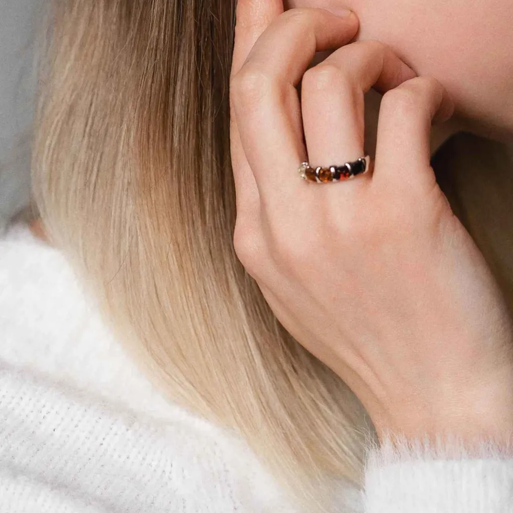 Серебряное кольцо SR119