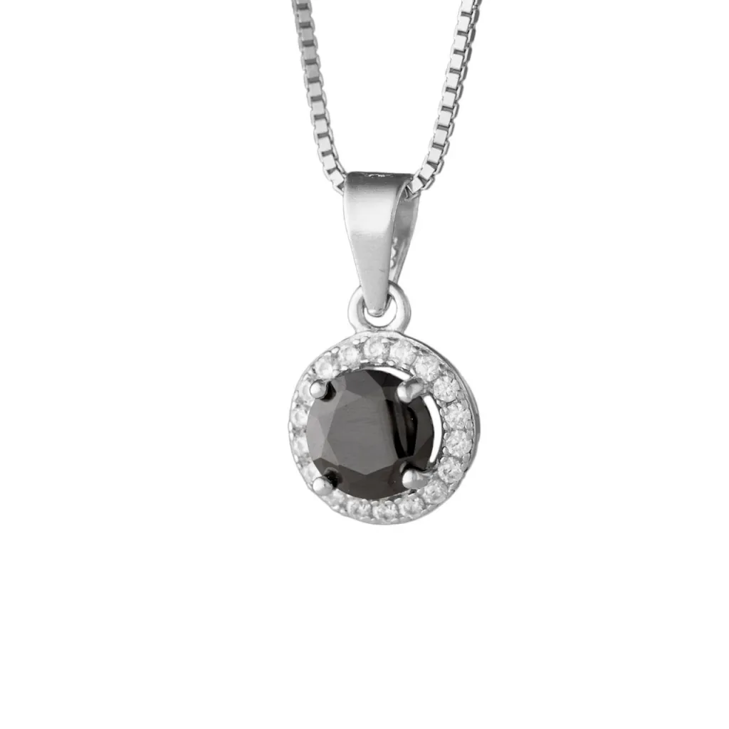 Серебряный кулон SP317RD6BK