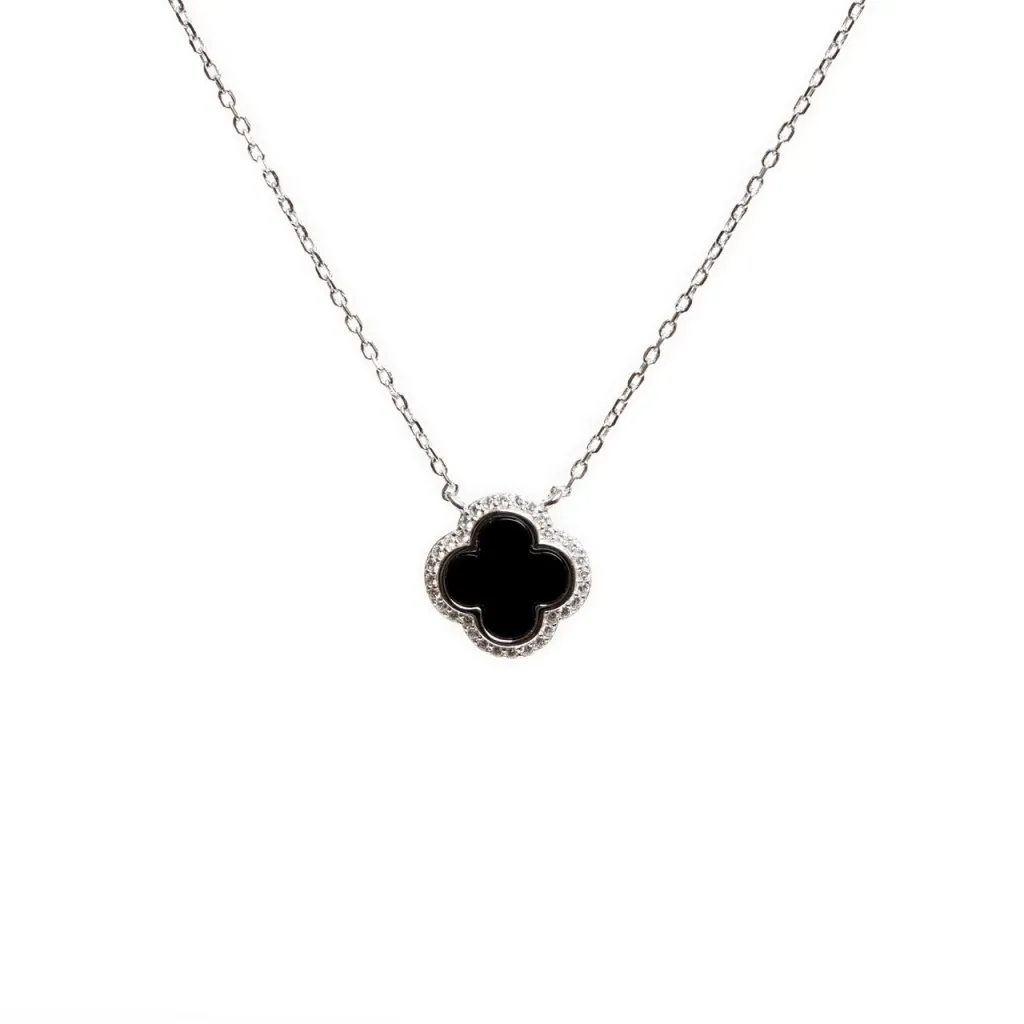 Серебряное колье SN121BK