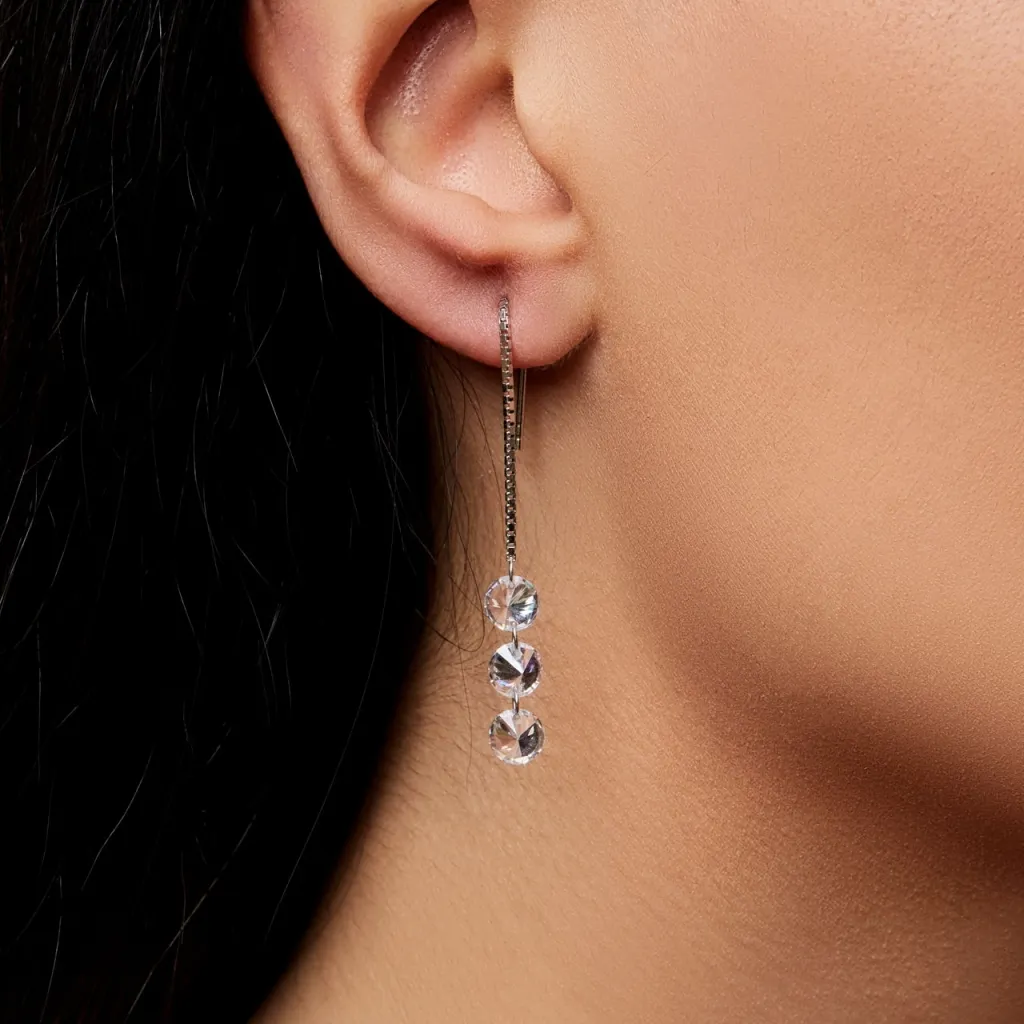 Silver Earrings SE474