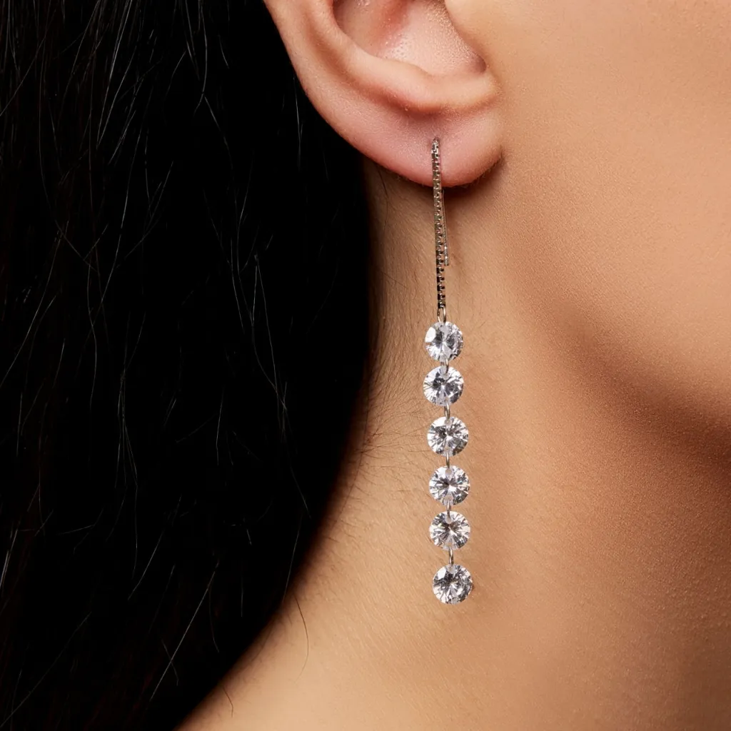 Silver Earrings SE475