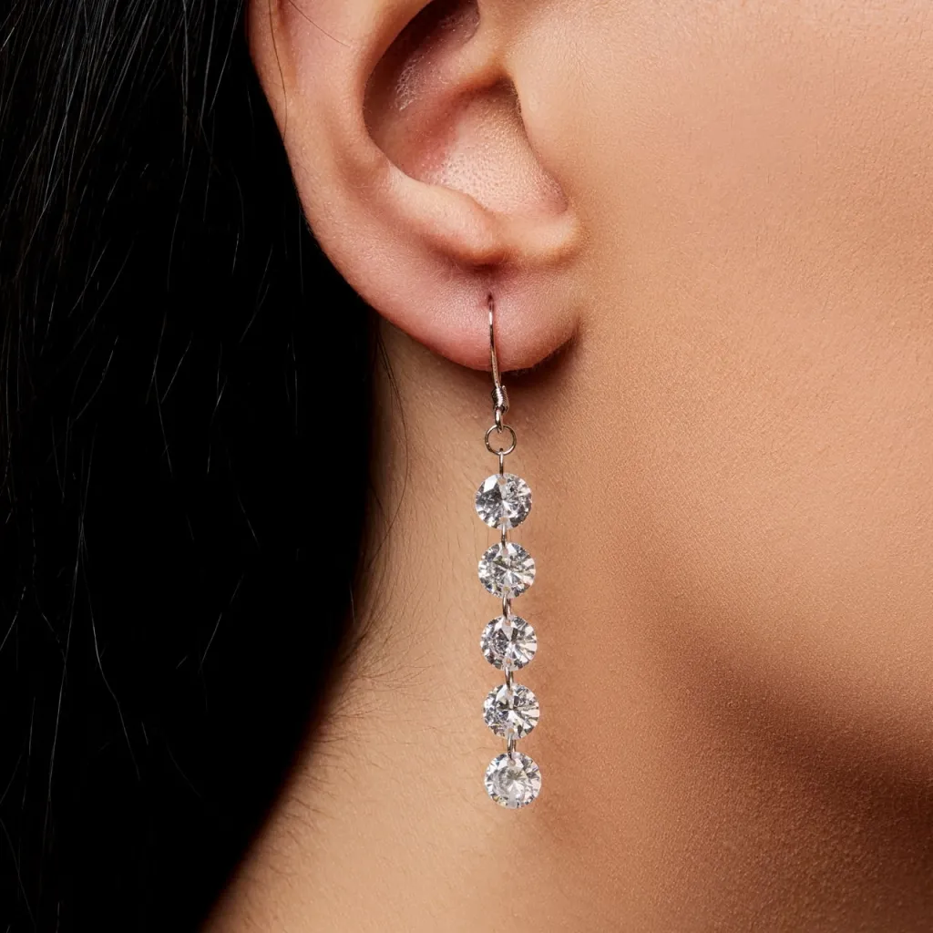 Silver Earrings SE476