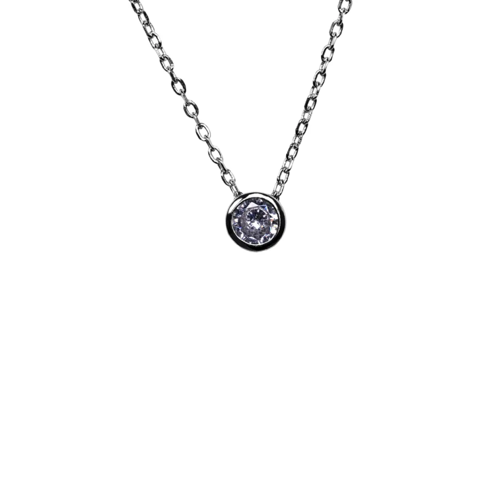 Серебряное колье SN145