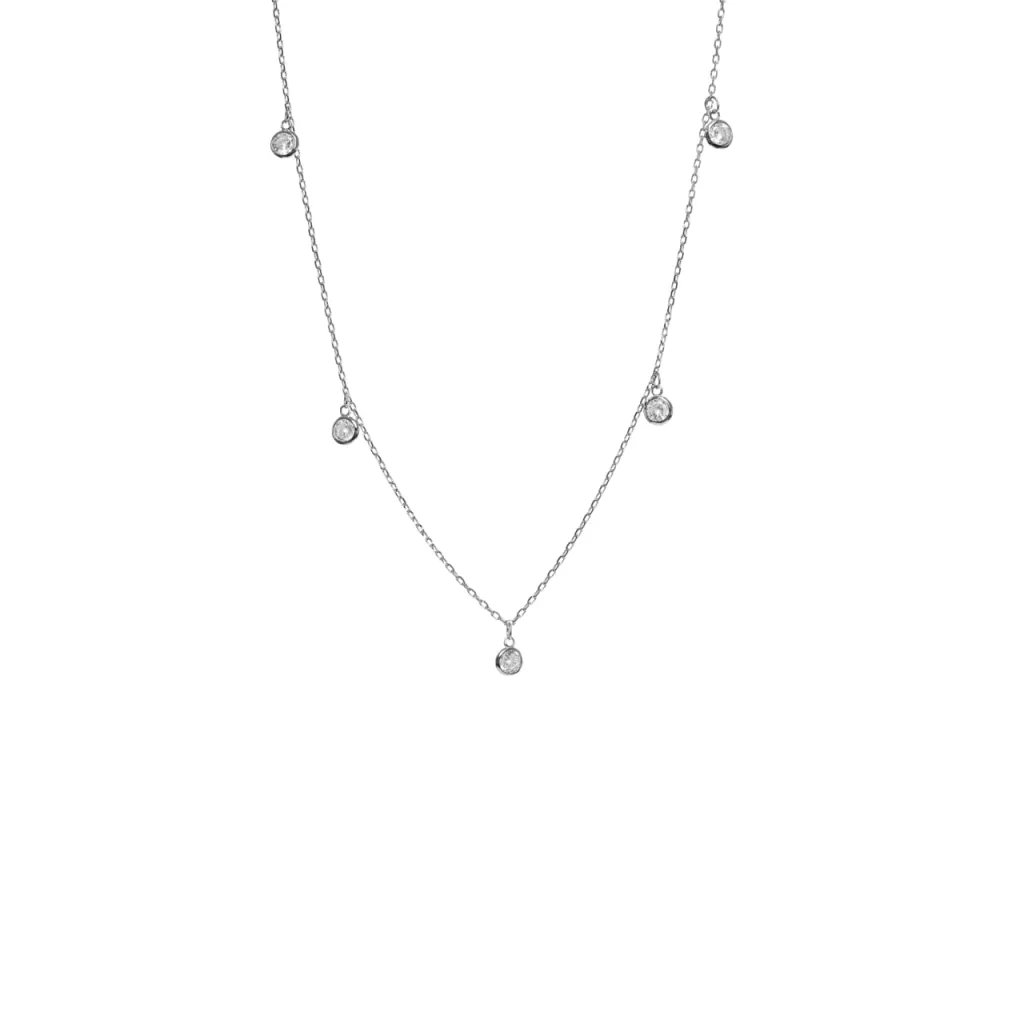 Серебряное колье SN149