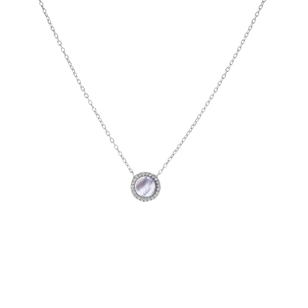 Серебряное колье SN152S