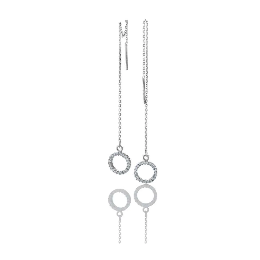 Серебряные серьги SE539