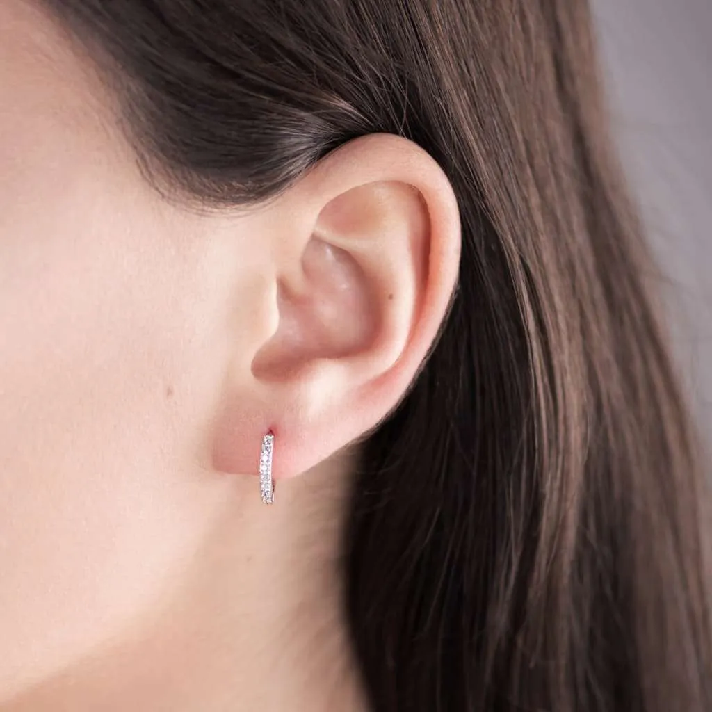 Серебряные серьги SE554