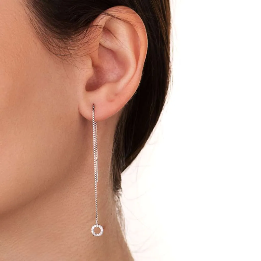 Silver Earrings SE571