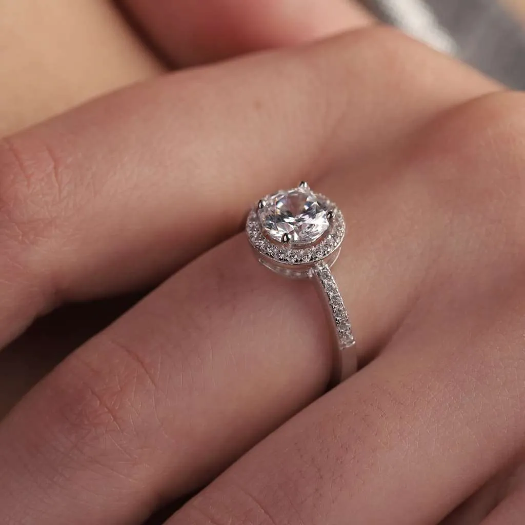 Silver Ring SR131RD6W