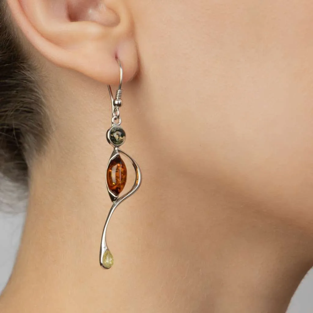 Серебряные серьги SE677