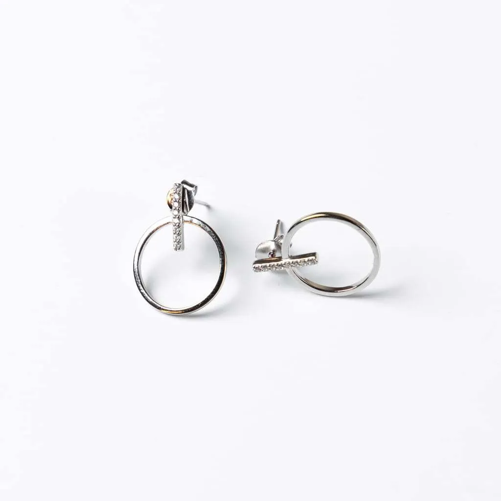 Silver Earrings SE729