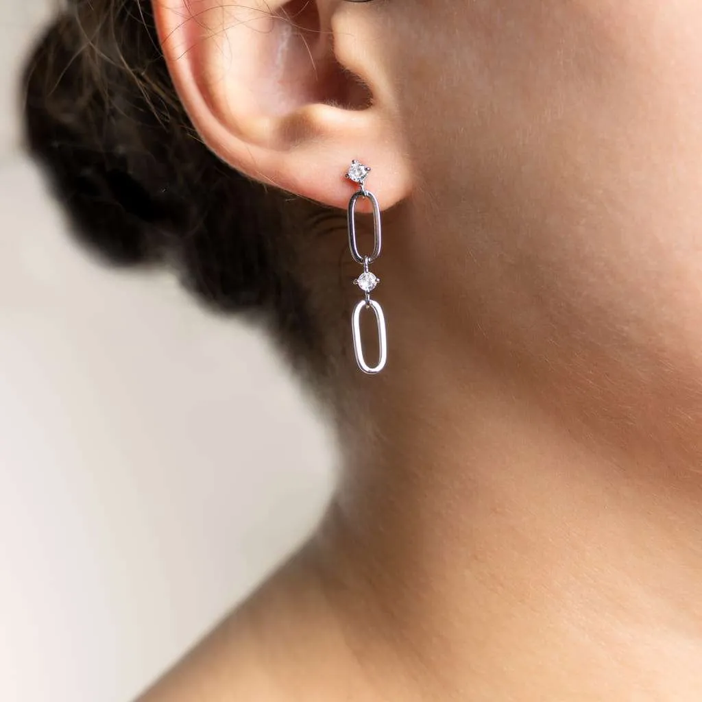 Silver Earrings SE731