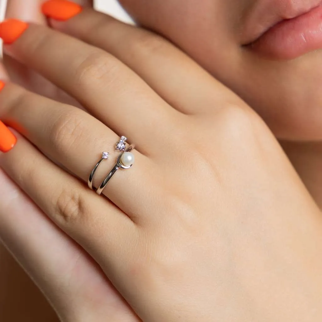 Серебряное кольцо SR166