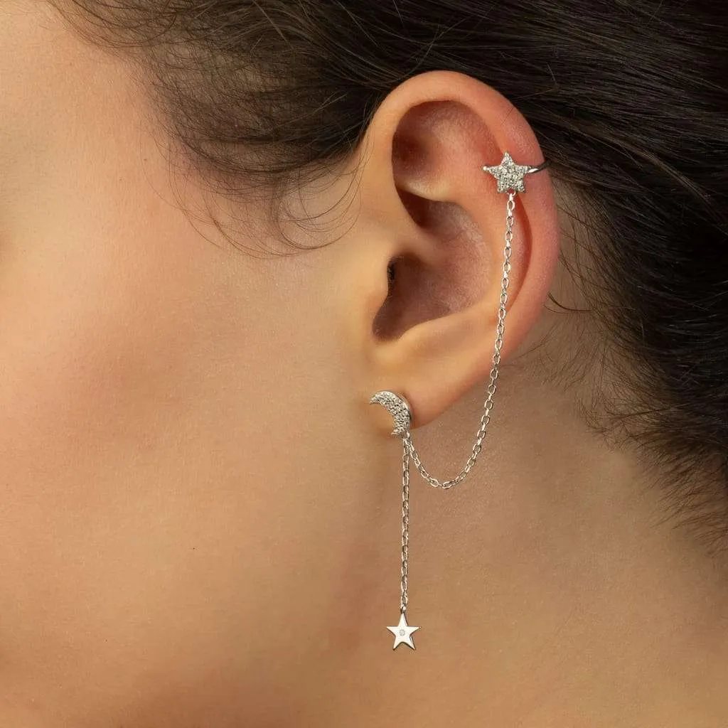 Silver Earrings SE746