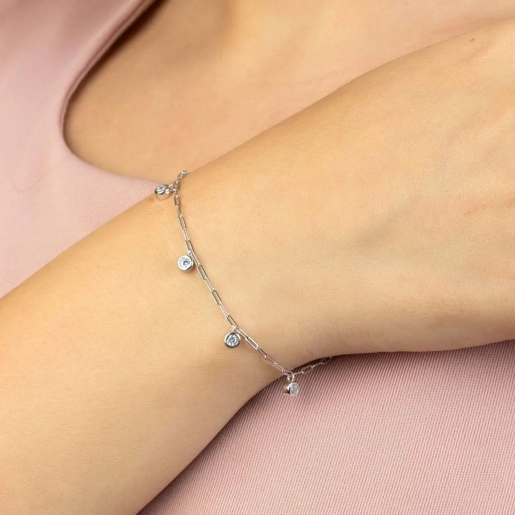 Серебряный браслет SB277