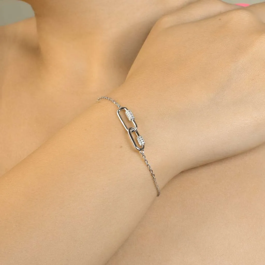 Серебряный браслет SB278
