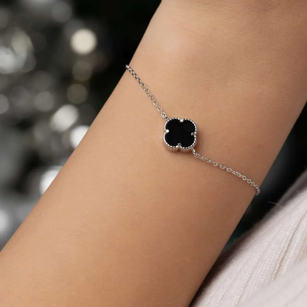 Silver Bracelet SB264BK