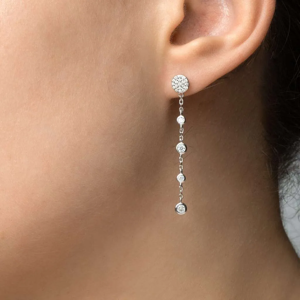 Silver Earrings SE754