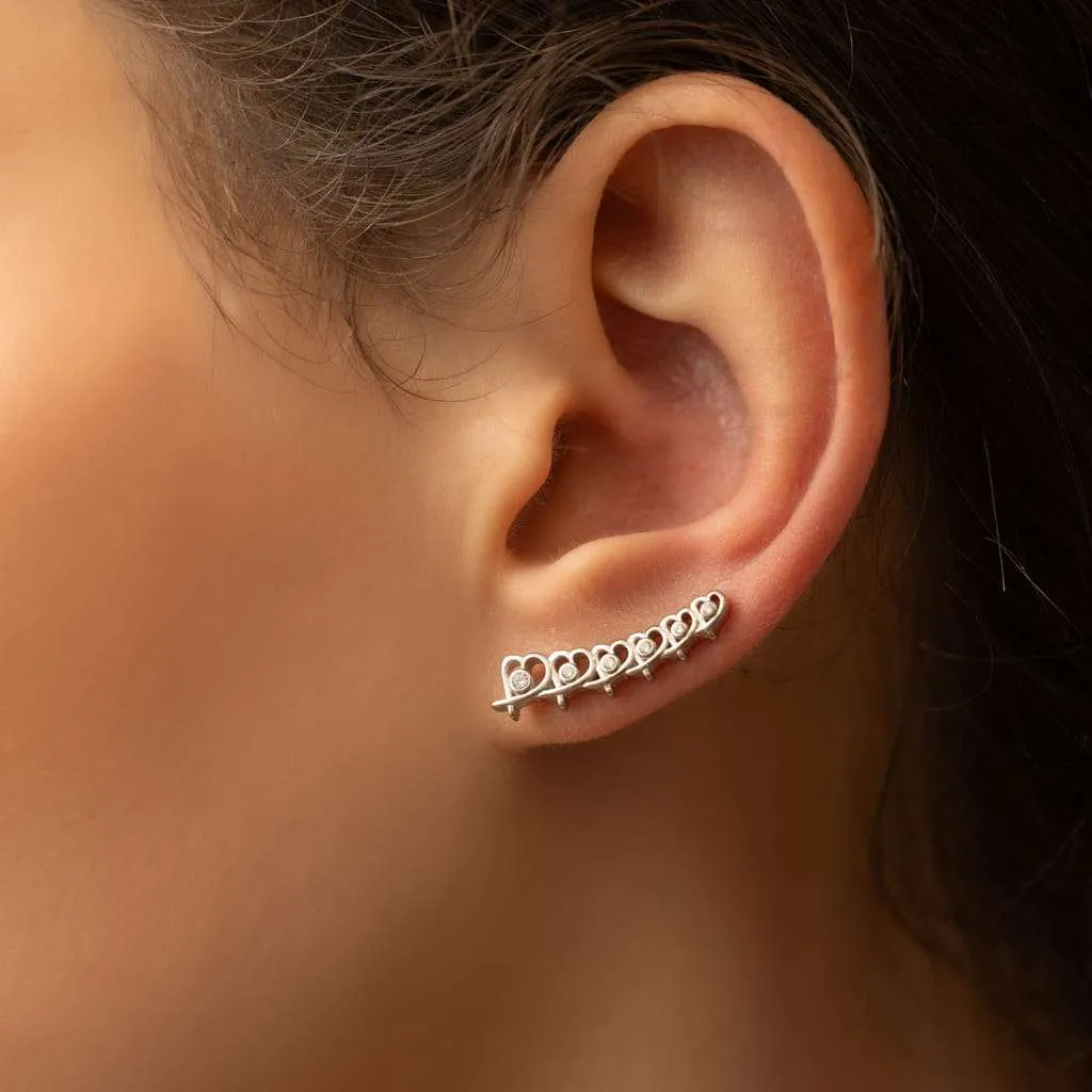 Silver Earrings SE756