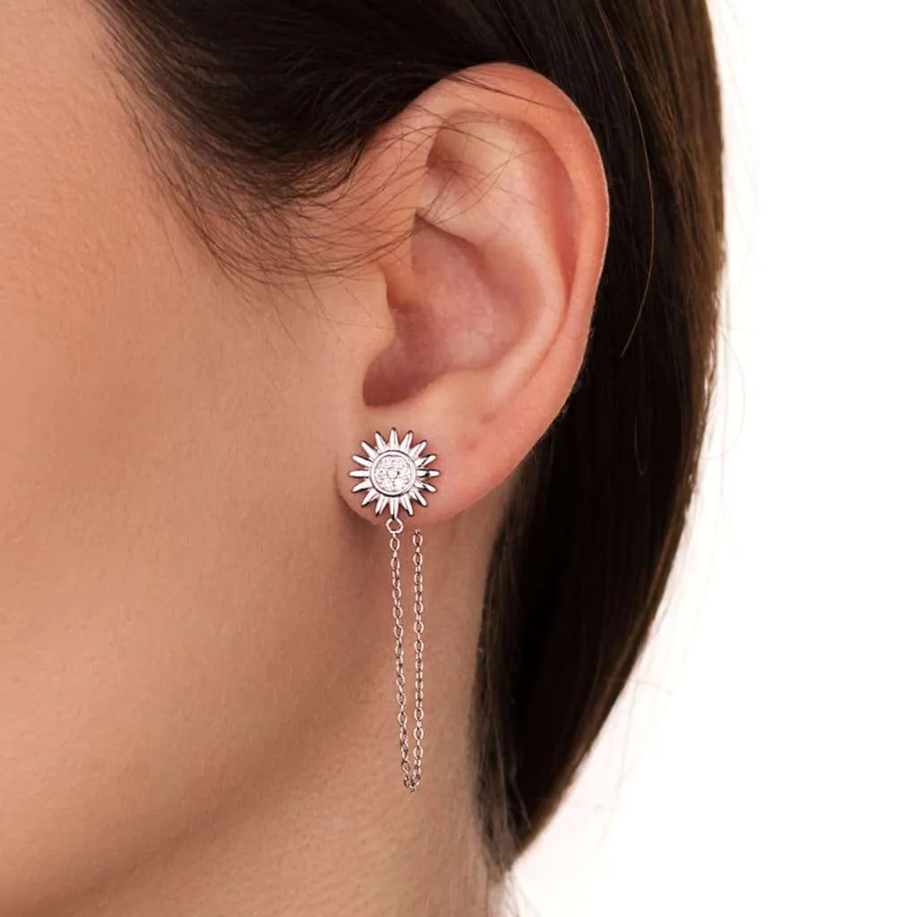 Silver Earrings SE762