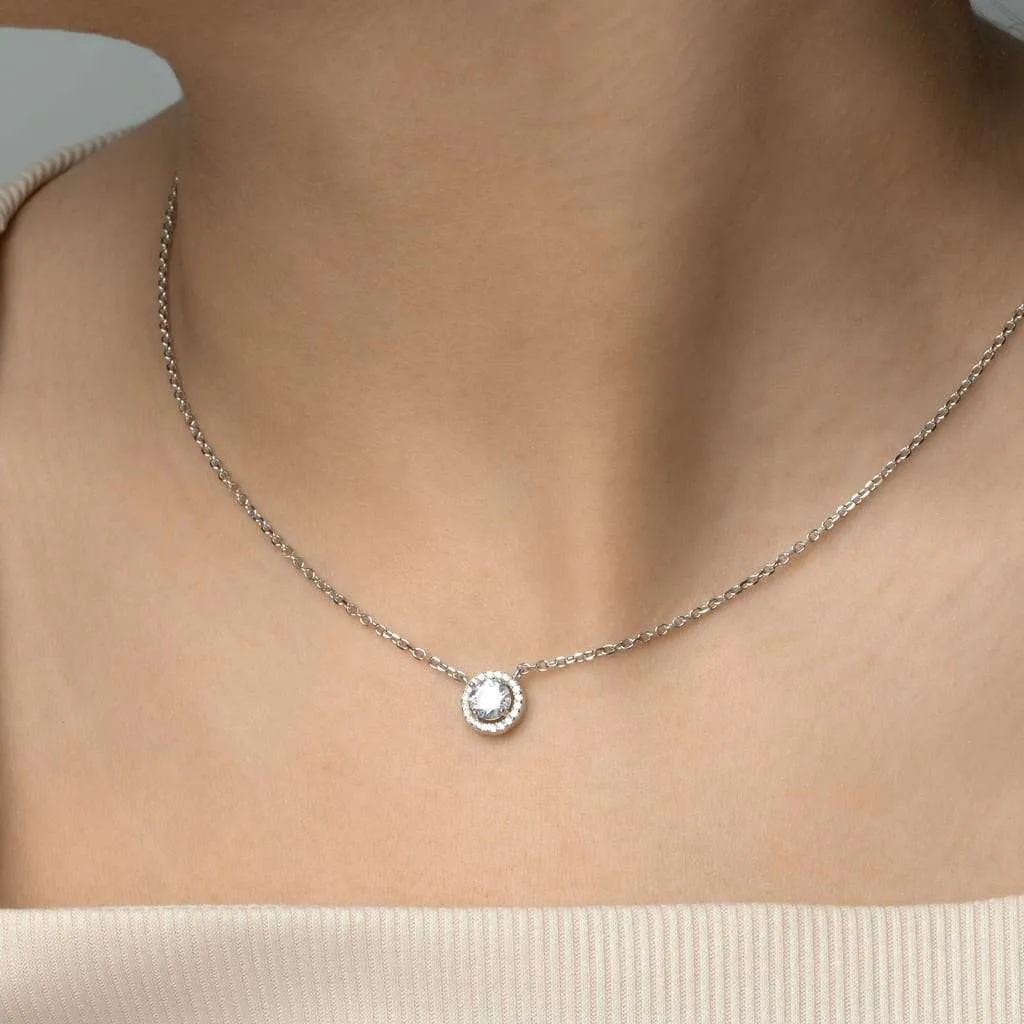 Серебряное колье SN217