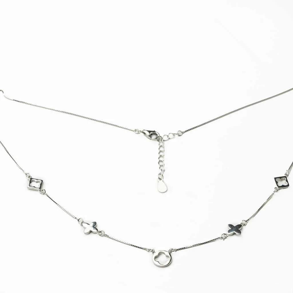 Серебряное колье SN242