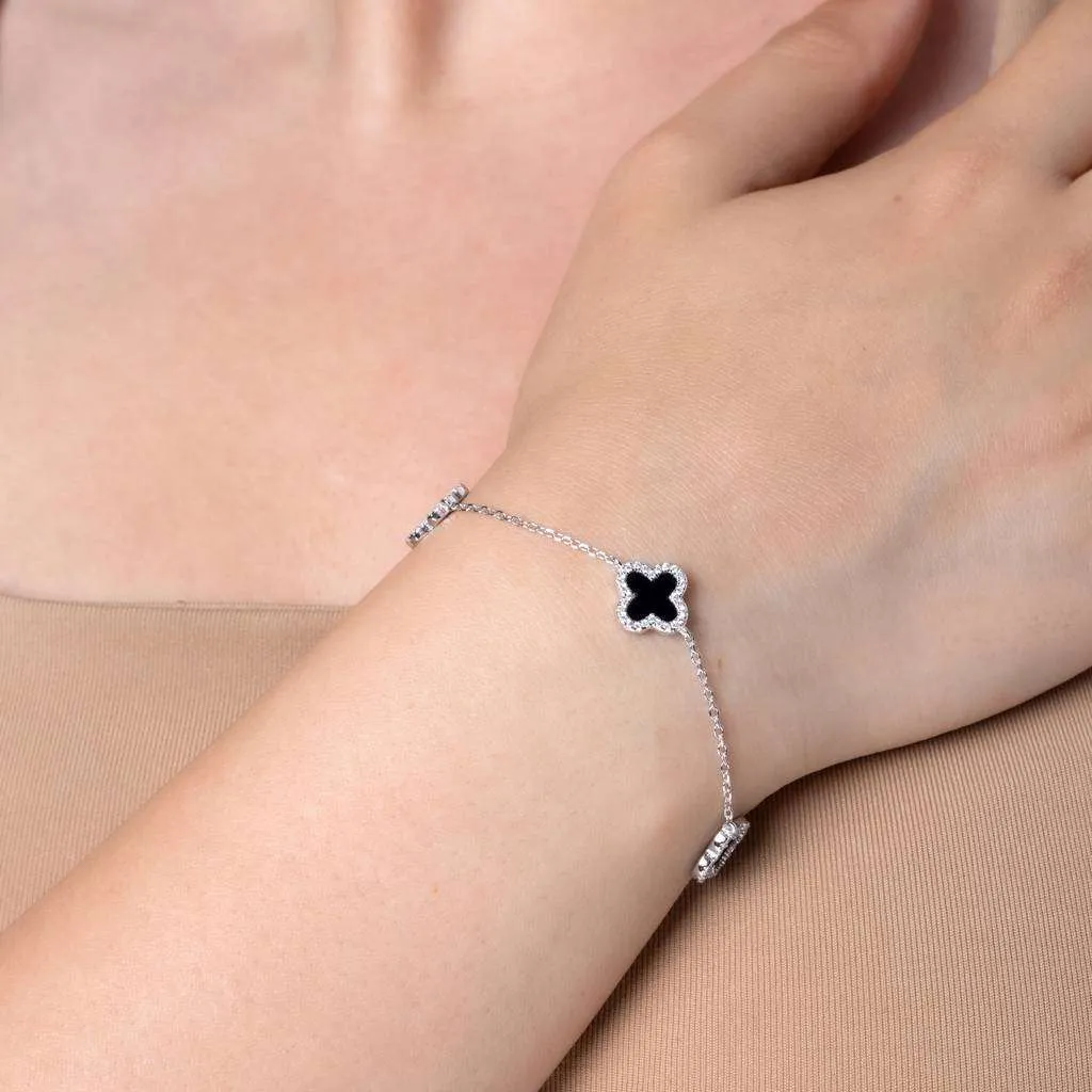Silver Bracelet SB288BK