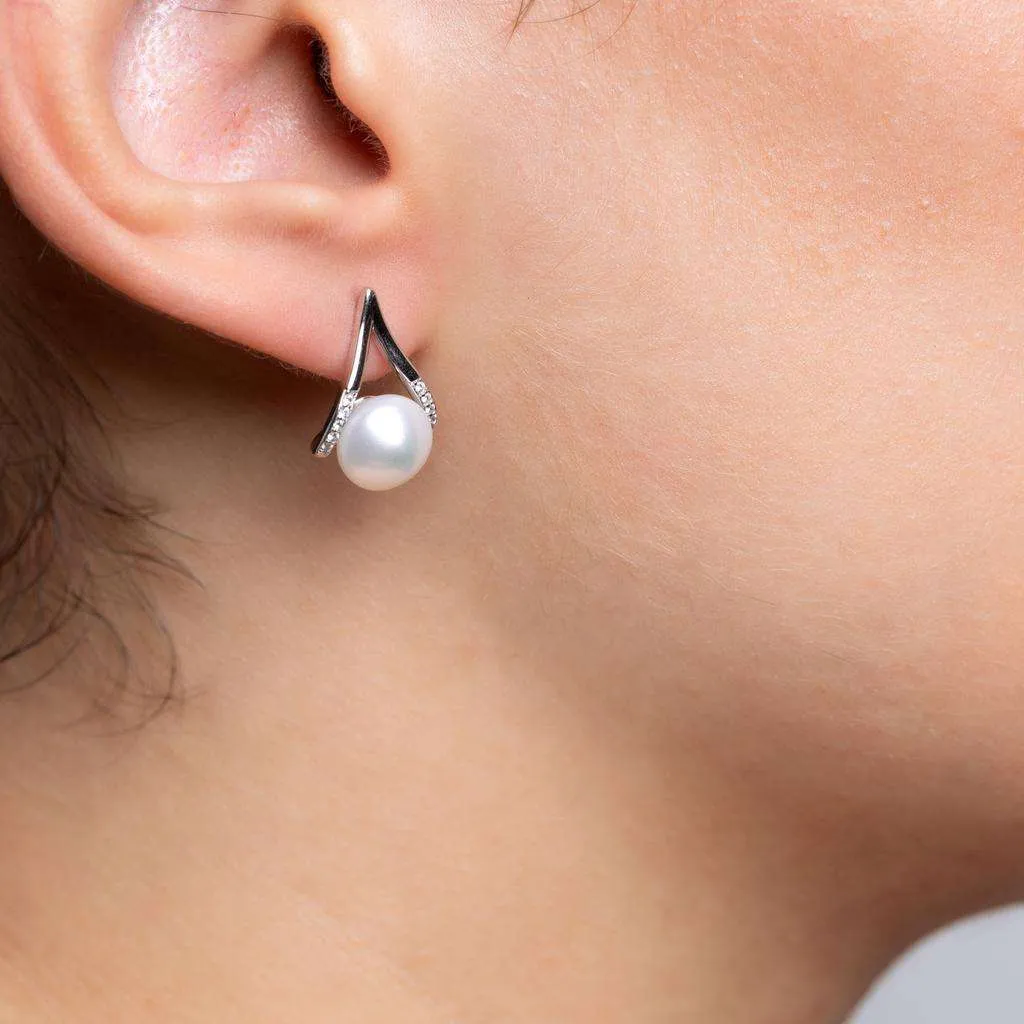 Silver Earrings SE796W